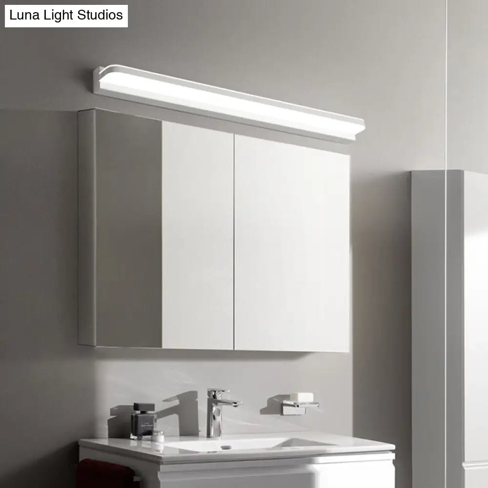 Modern Linear Vanity Wall Lamp Stylish Bathroom Lighting Solution With Multiple Sight Options