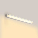 Modern Linear Vanity Wall Lamp Stylish Bathroom Lighting Solution With Multiple Sight Options White
