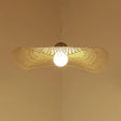 Modern Lotus Leaf Bamboo Ceiling Light - Restaurant Pendant Lighting Wood / 25.5 B