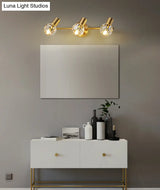 Modern Luxury Circle Vanity Wall Light Fixture - Copper Lighting