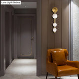 Modern Luxury Glass Vanity Light - 3 Spherical Wall Lights
