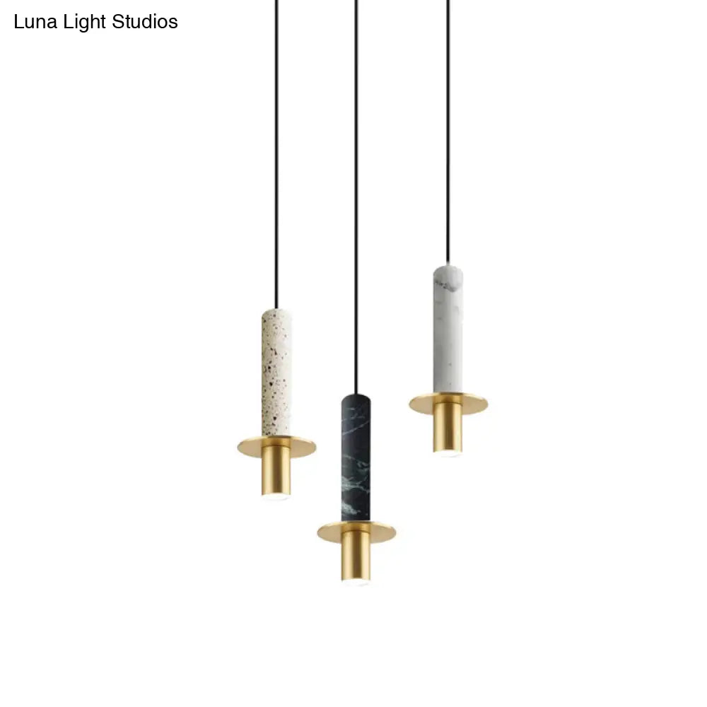 Modern Marble Dining Room Suspension Led Pendant Light