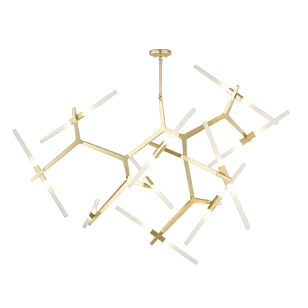 Post-Modern Metal Pendant Ceiling Light Fixture - Branches Design 20 / Gold