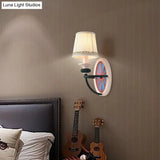 Modern Metal Bucket Wall Light: Stylish Sconce Lamp For Living Room Or Kid Bedroom