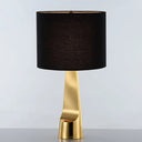 Modern Metal Desk Lamp With Straight Sided Shade And 1 Head In Black