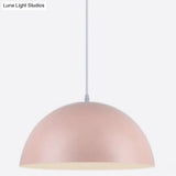 Modern Metal Dome Pendant Light For Dining Room - Contemporary Hanging Fixture