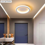 Modern Metal Geometric Led Ceiling Light Fixture | Flush Mount