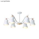 Modern Metal Gourd Pendant Chandelier: Stylish Bedroom Hanging Light Fixture