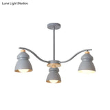 Modern Metal Gourd Pendant Chandelier: Stylish Bedroom Hanging Light Fixture