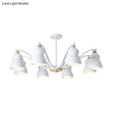 Modern Metal Gourd Pendant Chandelier: Stylish Bedroom Hanging Light Fixture