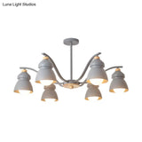 Modern Metal Gourd Pendant Chandelier: Stylish Bedroom Hanging Light Fixture