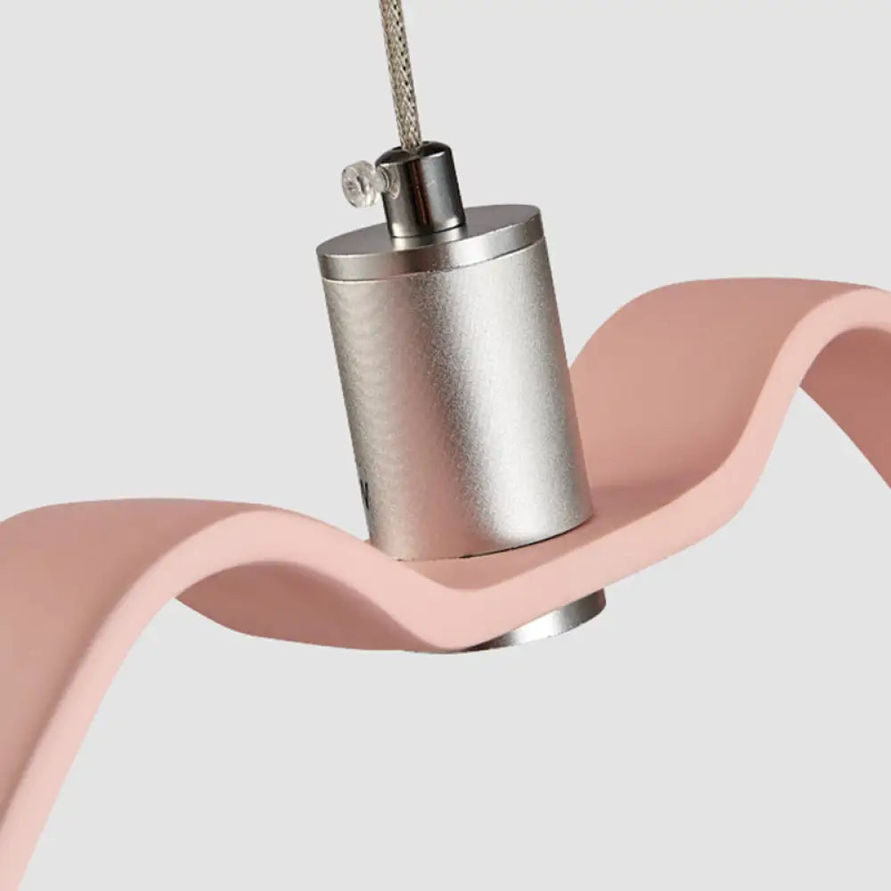 Modern Seagull Pendant Light: Led Metal Hang Lamp For Dining Room