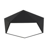 Modern Metal Pentagonal Flush Mount Led Light Fixture - Bedroom Ceiling Lighting