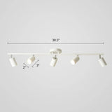 Modern Metal Tube Track Lamp - Ceiling Spotlight For Clothing Store 5 / White