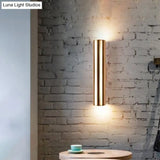 Modern Metal Wall Mounted Bedside Lamp - Stylish Tubular Black Lighting Ideas