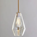 Modern Minimalist Glass Pendant Light - Stylish Dining Room Hanging Lamp Cognac / 7’