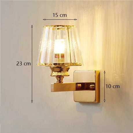 Modern Minimalist Wall Lamp With Glass Shade For Bedside Lighting Living Room Light