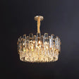 Modern Multi-Tiered Living Room Chandelier With K9 Crystal Simplicity - Clear Pendant Light Fixture