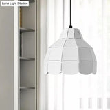 Modern Nordic Dome Pendant Light With Metal Hanging Lamp - Ideal For Dining Room (Black/Grey/White)