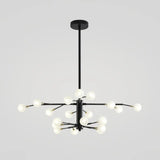 Modern Nordic Led Branch Chandelier - Stylish Living Room Suspension Light 20 / Black B