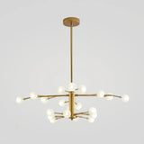 Modern Nordic Led Branch Chandelier - Stylish Living Room Suspension Light 20 / Gold B