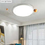 Modern Nordic Led Ceiling Lamp With Round Acrylic Design - 21/26/31 Gray/Green/White