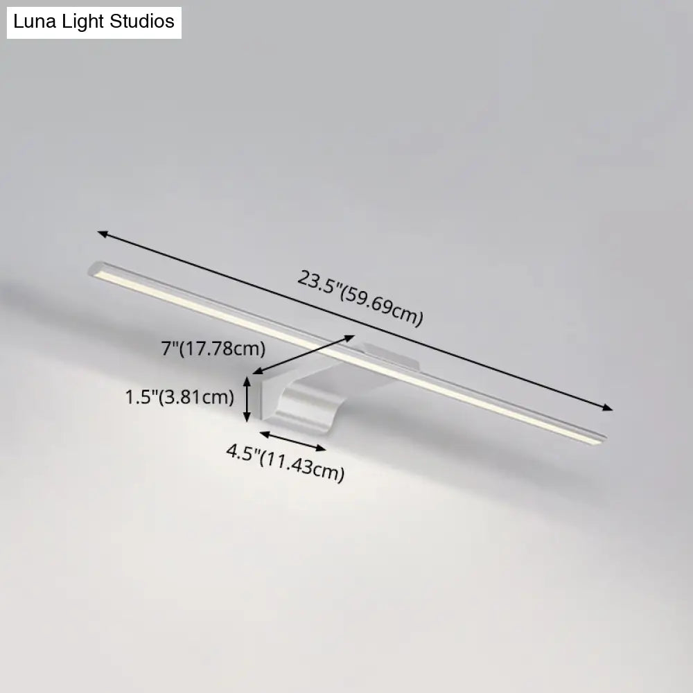 Modern Nordic Led Vanity Lamp For Bathroom - Wall Mounted Mirror Front