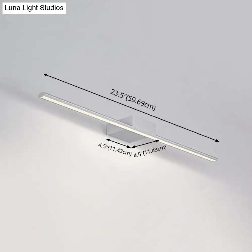 Modern Nordic Led Vanity Lamp For Bathroom - Wall Mounted Mirror Front