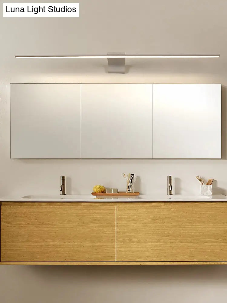 Modern Nordic Led Vanity Lamp For Bathroom - Wall Mounted Mirror Front