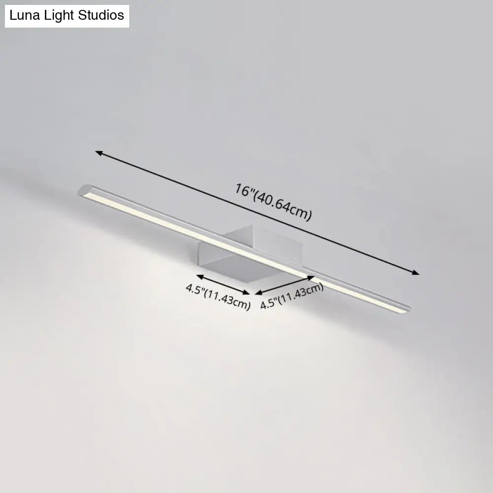 Modern Nordic Led Vanity Lamp For Bathroom - Wall Mounted Mirror Front