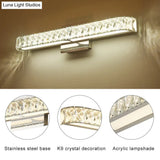 Modern Opulent Crystal Vanity Sconce For Bathroom