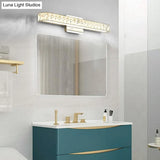 Modern Opulent Crystal Vanity Sconce For Bathroom