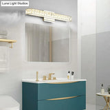 Modern Opulent Crystal Vanity Sconce For Bathroom