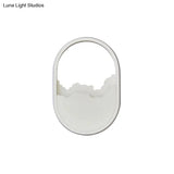 Modern Oval Wall Sconce With Led Lighting For Your Bedroom