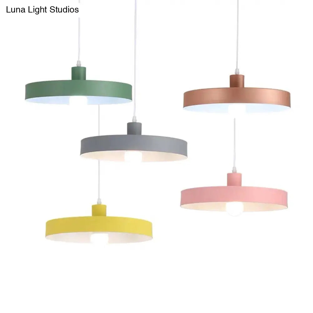 Modern Pendant Light Kit With Metal Pot Lid Shade – Ideal For Dining Room Hanging Lamp