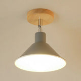 Modern Pink & Orange Ceiling Light: Stylish Semi-Flush Mount For Corridor Grey
