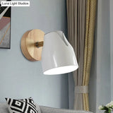Modern Rotatable Wall Sconce Light With Metallic Bud Shade - Ideal For Kitchen And Cloth Shop