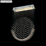 Modern Round Led Flushmount Dining Room Light In Nickel