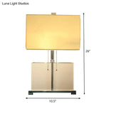 Modern Shaded Desk Light: White Table Lamp With Pull Chain - 10.5/13 Wide Fabric Shade Dual Bulb