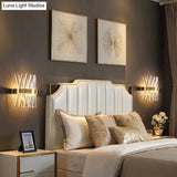 Modern Simple Corridor Crystal Copper Wall Lamp Lamps