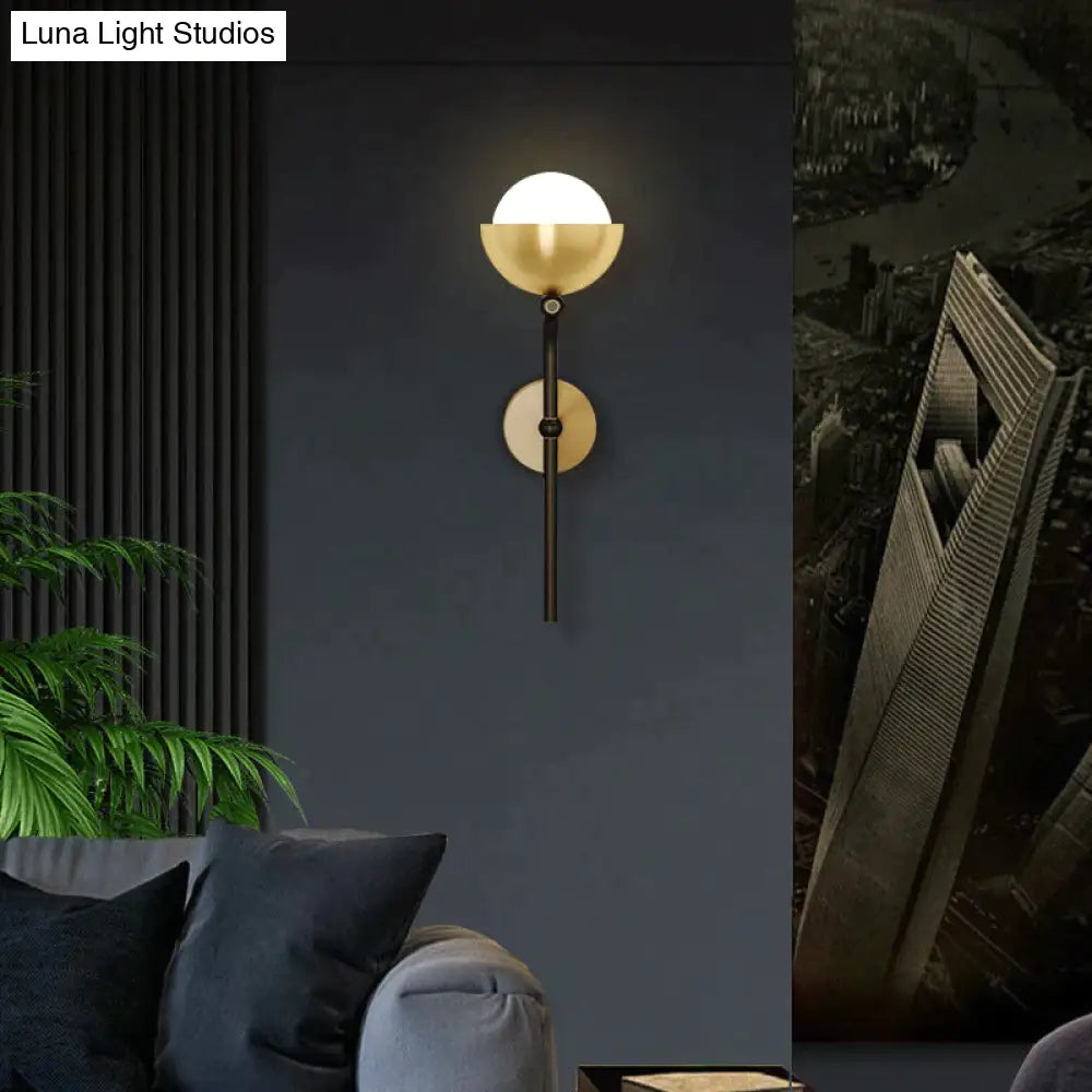 Modern Simple Room Corridor Living Room Copper Wall Lamp Copper Wall Lamps