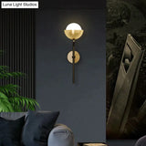 Modern Simple Room Corridor Living Room Copper Wall Lamp Copper Wall Lamps