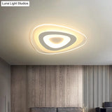 Modern Simplicity Acrylic Led Ceiling Lamp - Warm/White Light 16.5’/24.5’/31’ Width