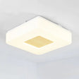 Modern Square Flush Mount Led Ceiling Light In Warm/White - Wide Acrylic Fixture 8’/14.5’/18.5