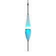 Modern Teardrop Pendant Light In Blue With White/Warm Glass Shade / White C