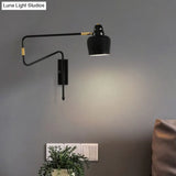 Modern Wall Mounted Reading Lamp: Retractable Arm Nordic Style