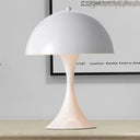 Modern White/Black Mushroom Night Table Light - Metal Desk Lamp For Living Room White
