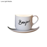 Modern White Coffee Cup Wall Sconce For Bedroom Lighting