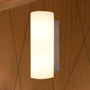 Modern White Glass Wall Sconce For Bedroom With 1 Light