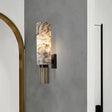 Modernist Black Cylinder Coffee House Wall Sconce Light - Dolomite 1-Light Mount Lamp